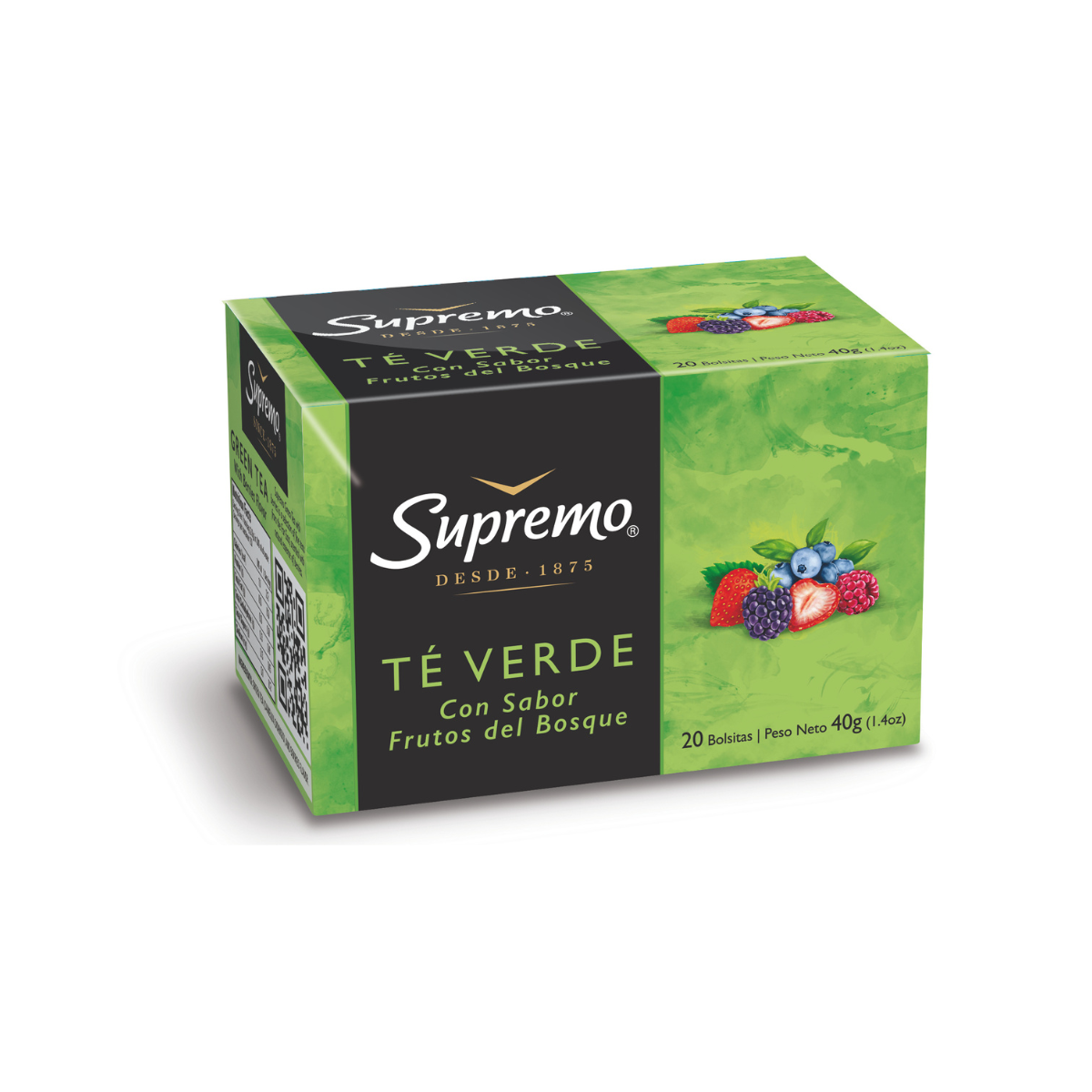 Té Verde con sabor frutos del bosque