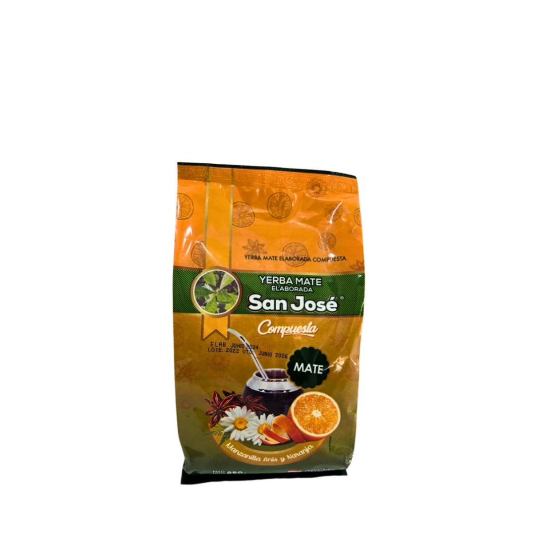Yerba Mate Compuesta Manzanilla, Anís y Naranja