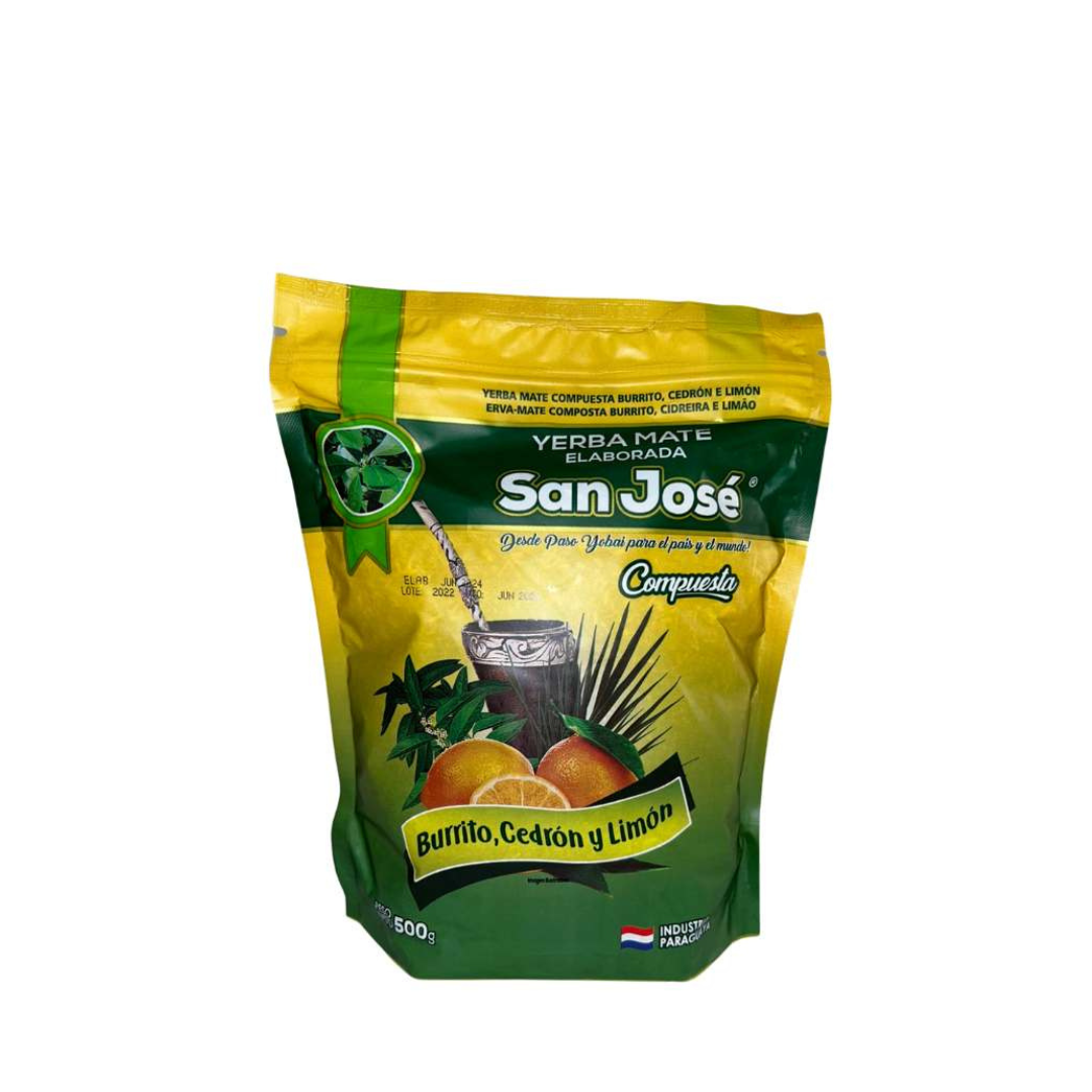 Yerba Mate Compuesta Burrito, Cedrón y Limón