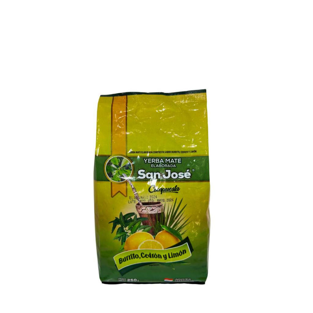 Yerba Mate Compuesta Burrito, Cedrón y Limón